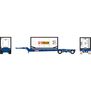 HO Drop-Frame Spread-Axle Chassis with Container, Chassis- PENZ #281899; Container- UTCU #493860 6