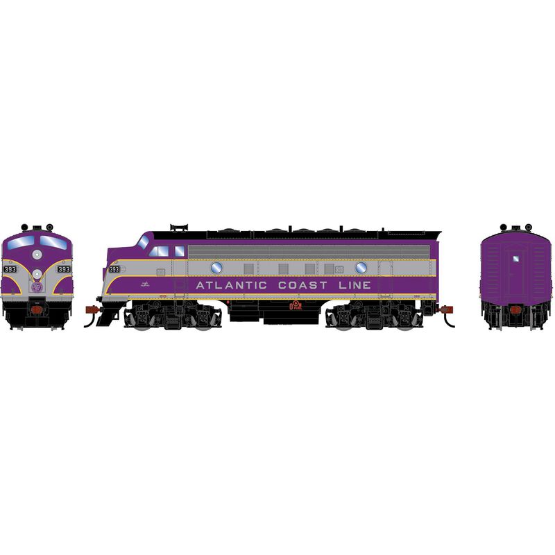 HO RND F7A Locomotive DCC-Ready, ACL #393