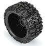 1/6 Trencher F/R 5.7” Tires Mounted 24mm Black Raid 8x48 Hex (2)