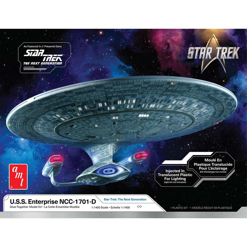 1/1400 Star Trek: The Next Generation U.S.S. Enterprise NCC1701D Model Kit