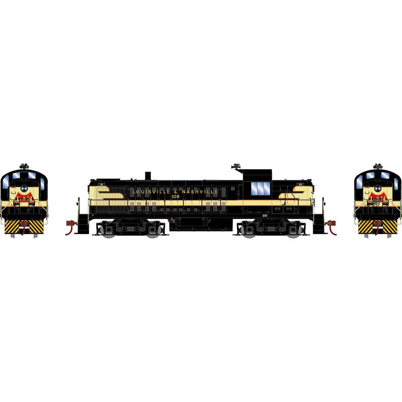 HO ATH RS-3 Locomotive w/DCC & Sound, LN #108