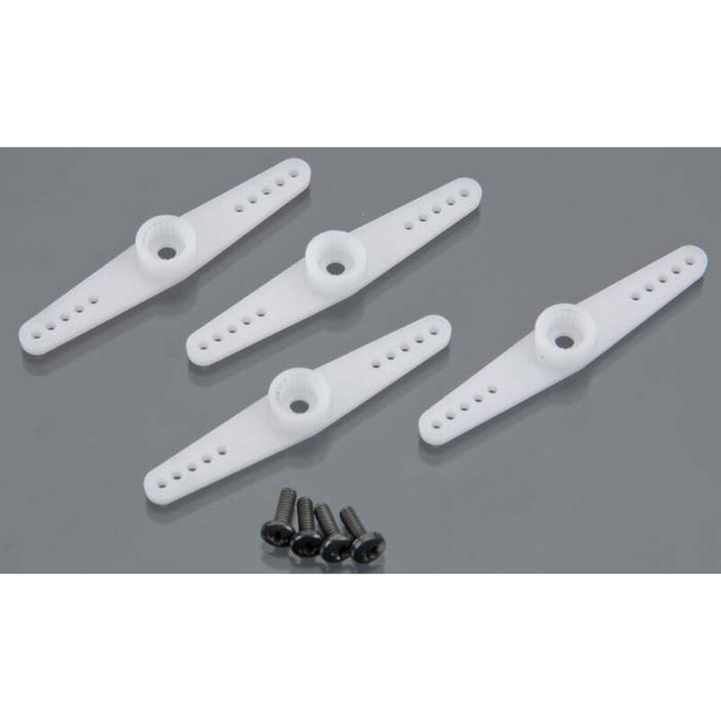 Heavy Duty Straight Servo Horns (4): S3156 Micro Servo