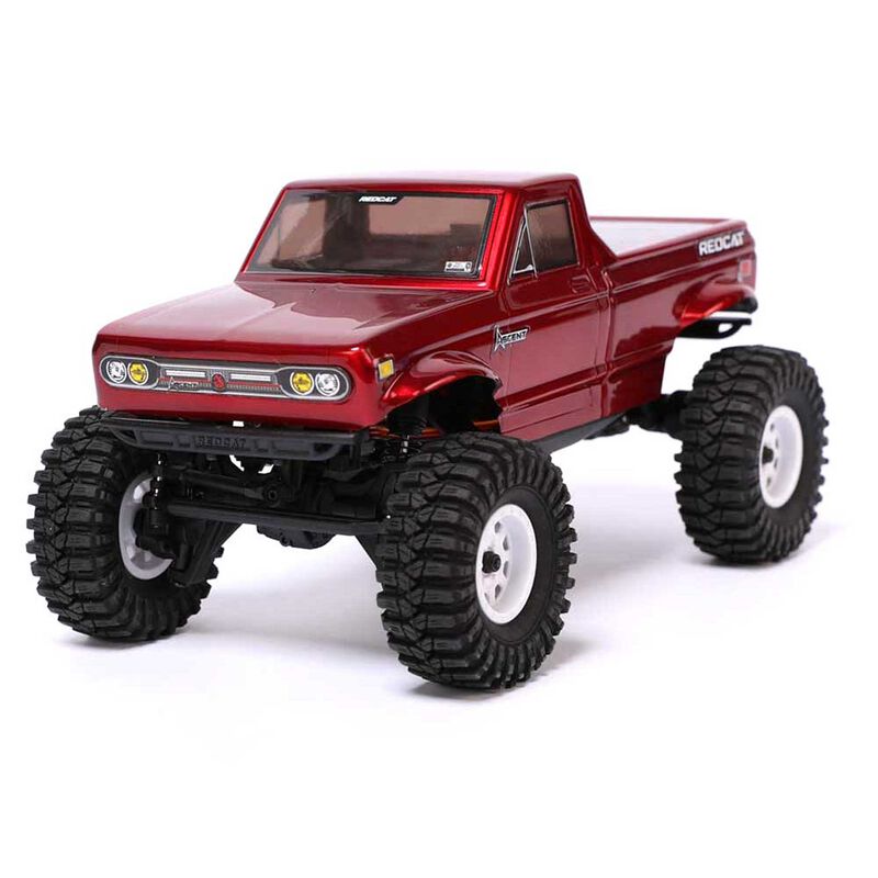 1/18 Ascent-18 4x4 Brushed Electric Rock Crawler RTR, Red