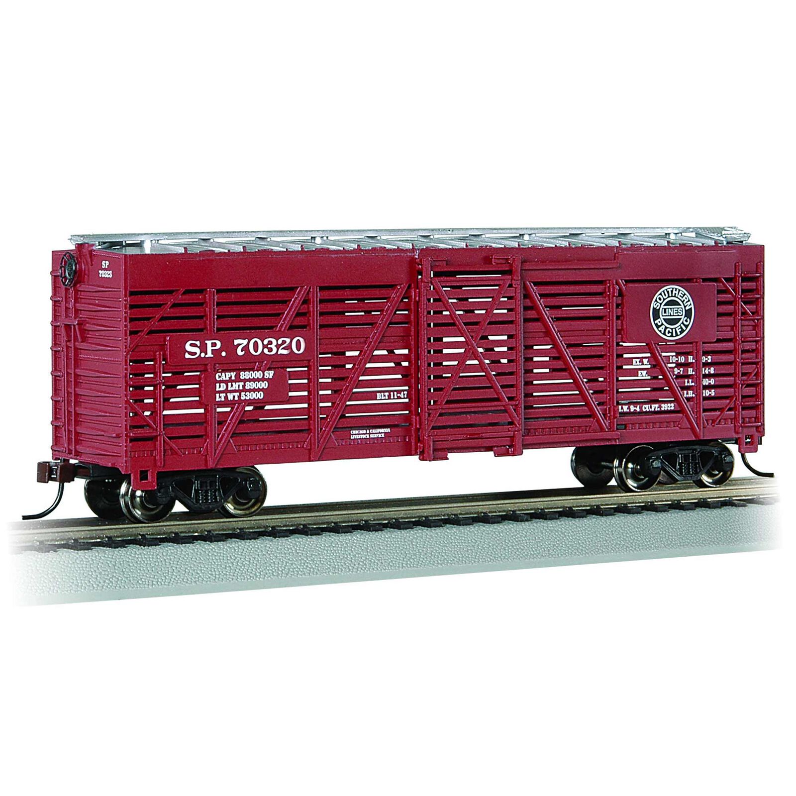 HO 40' Stock Car Southern Pacific #70320