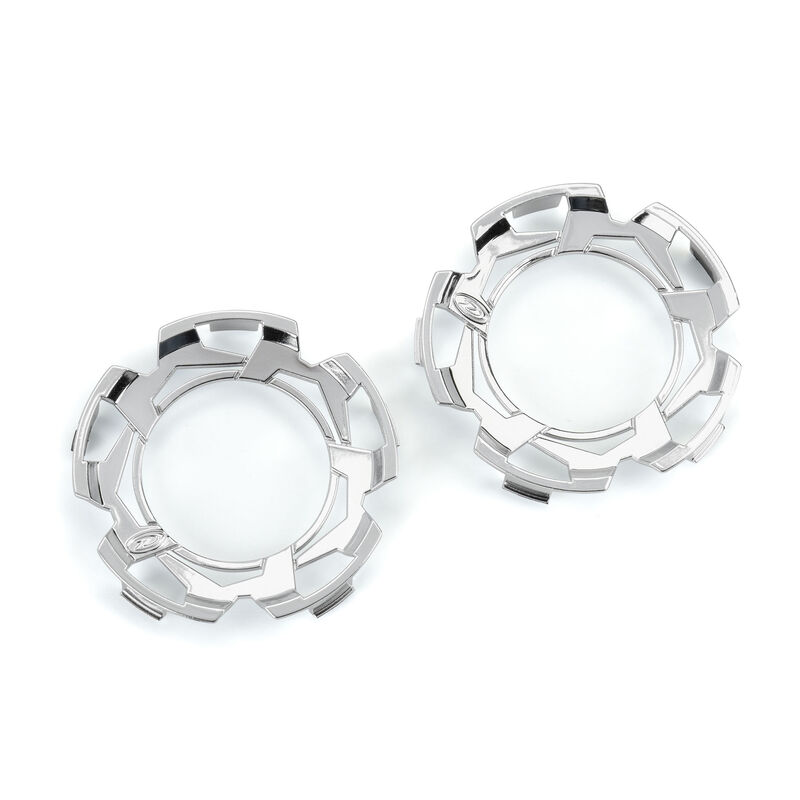 Clip-Lock Wheel Face Mirror Chrome for Ripper 2.8" Wheel (2)