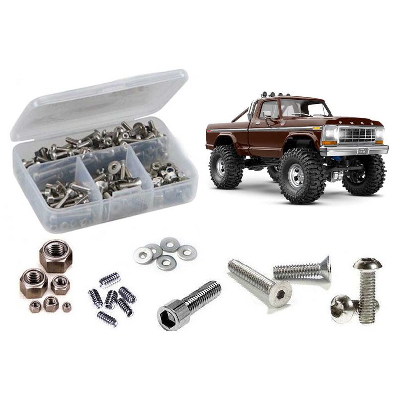 Stainless Steel Screw Kit, 1/18 Traxxas TX4m F150 Ranger XLT