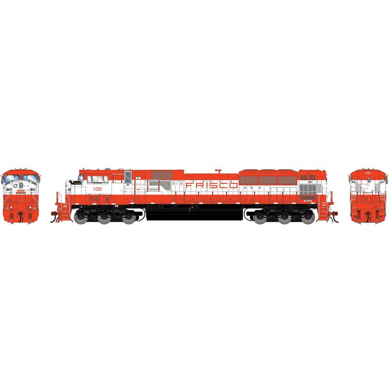 HO GEN SD90MAC-H PH I Locomotive, Legendary Liveries SLSF #1100