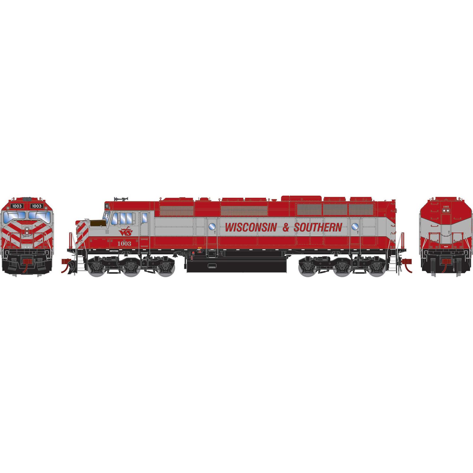 N F45 Locomotive with DCC & Sound, WSOR #1003