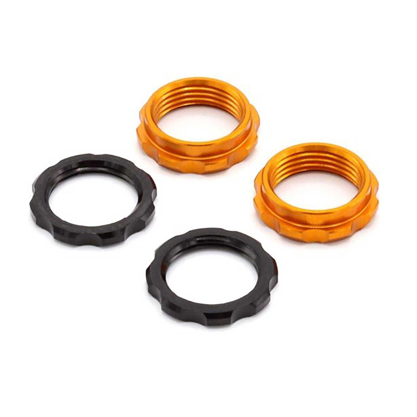 S8E Machined Spring Collars - Orange