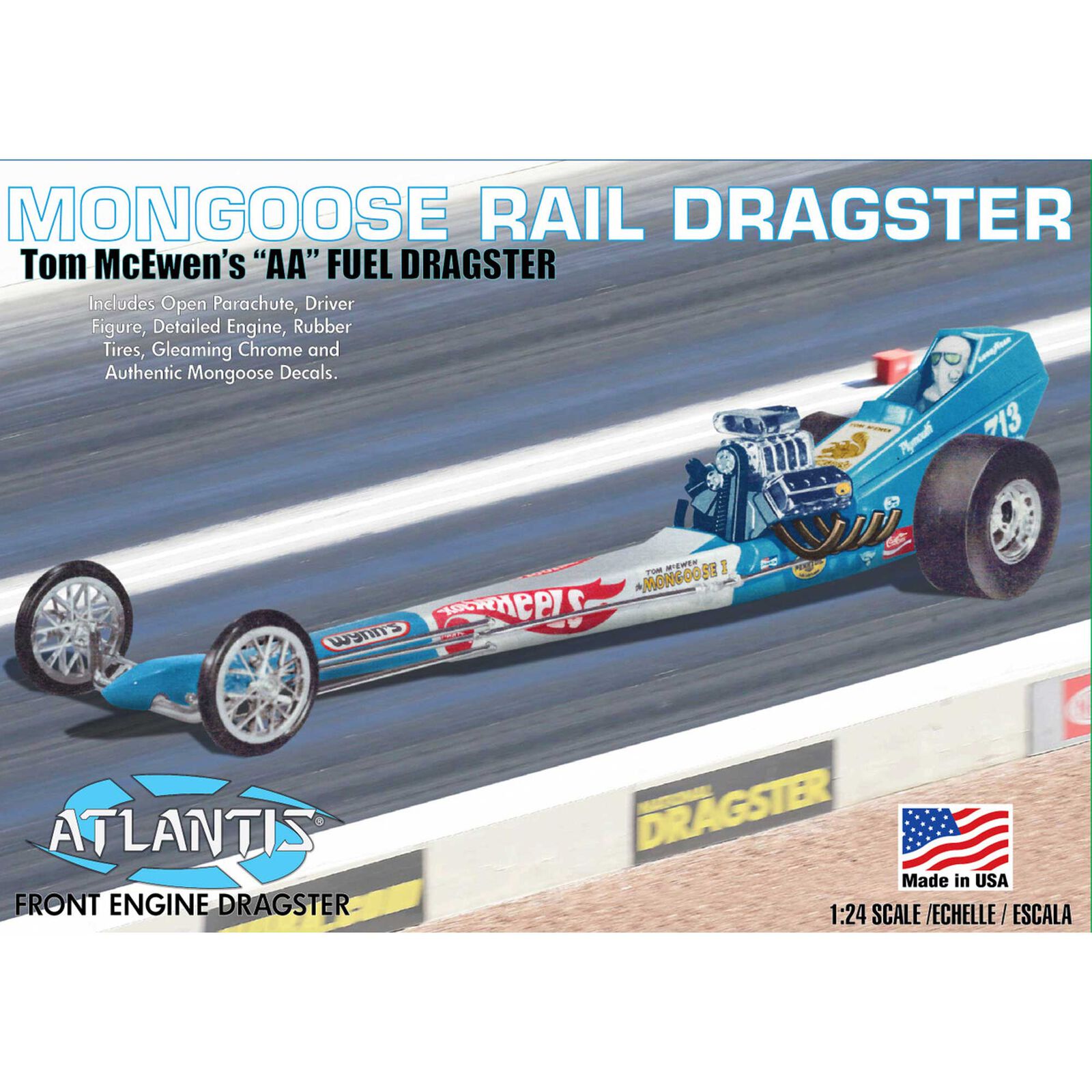 Tom McEwen Mongoose Front Engine Rail Dragster