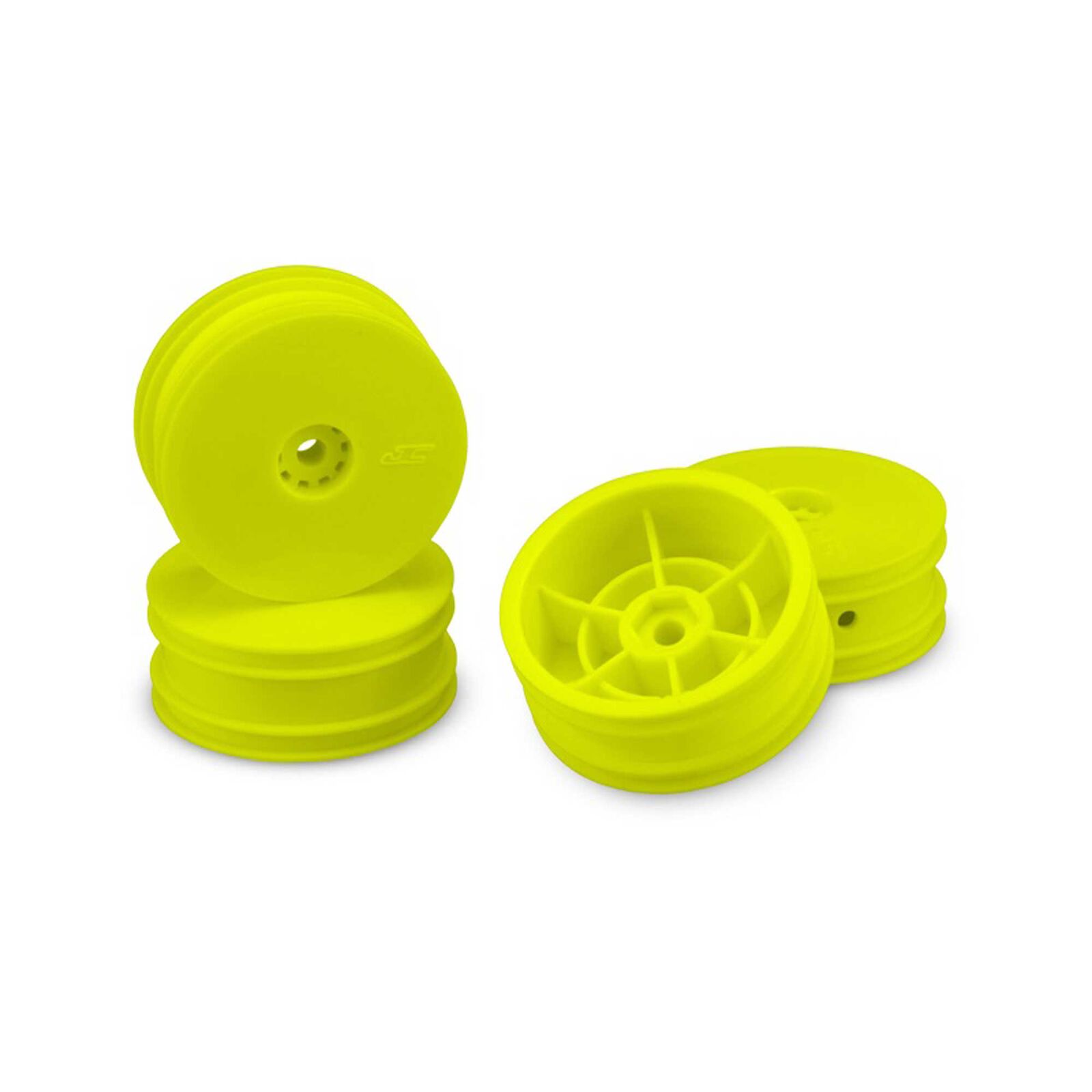 1/16 Mono Losi Mini-B Front Wheel Yellow (4)