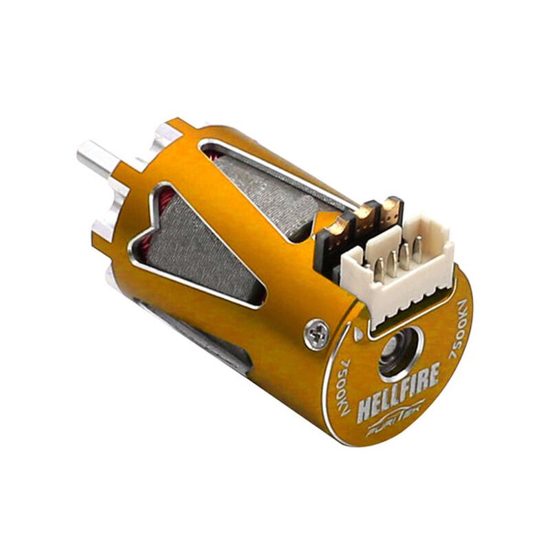 Hellfire 1410 7500Kv Sensored Brushless Motor, Gold