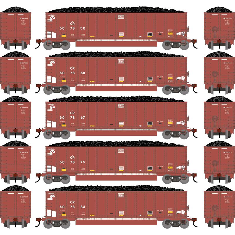 HO ATH Bethgon Coalporter w/Coal Load, Primed For Grime CR #507850/507858/507867/507875/507884 (5)