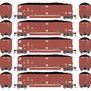 HO ATH Bethgon Coalporter w/Coal Load, Primed For Grime CR #507850/507858/507867/507875/507884 (5)