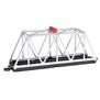 HO E-Z Track Truss Bridge, Silver