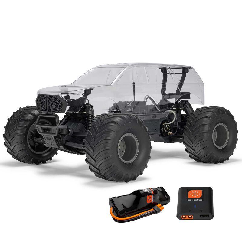 1/10 GORGON 2WD RTA Kit Brushed Monster Truck (Battery & Charger Included)