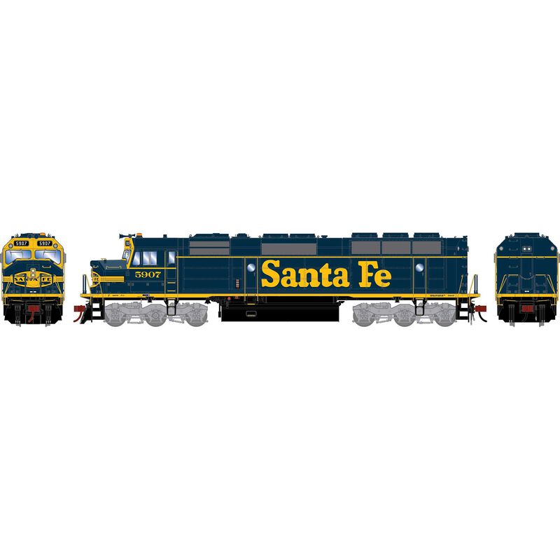 HO GEN F45 Locomotive w/DCC & Sound, ATSF #5907
