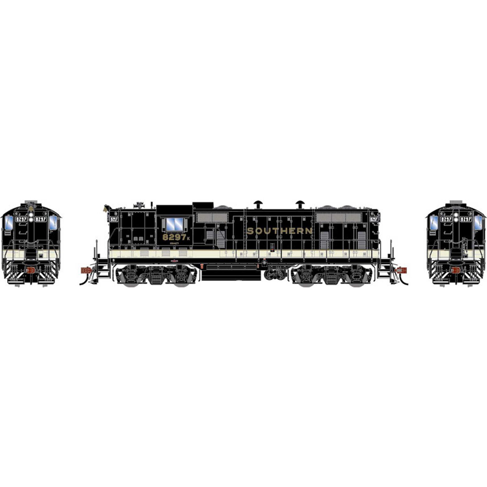HO GEN GP7 Locomotive, SOU #8297