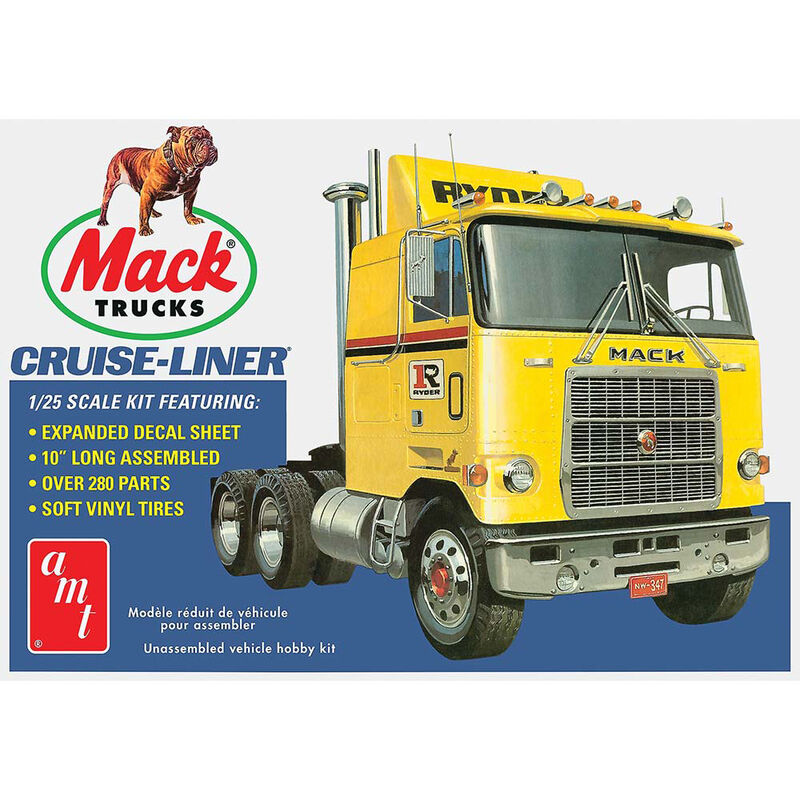 1/25 Mack Cruise-Liner Semi Tractor Model Kit