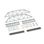 N KIT Code 80 Through Truss Bridge, Silver