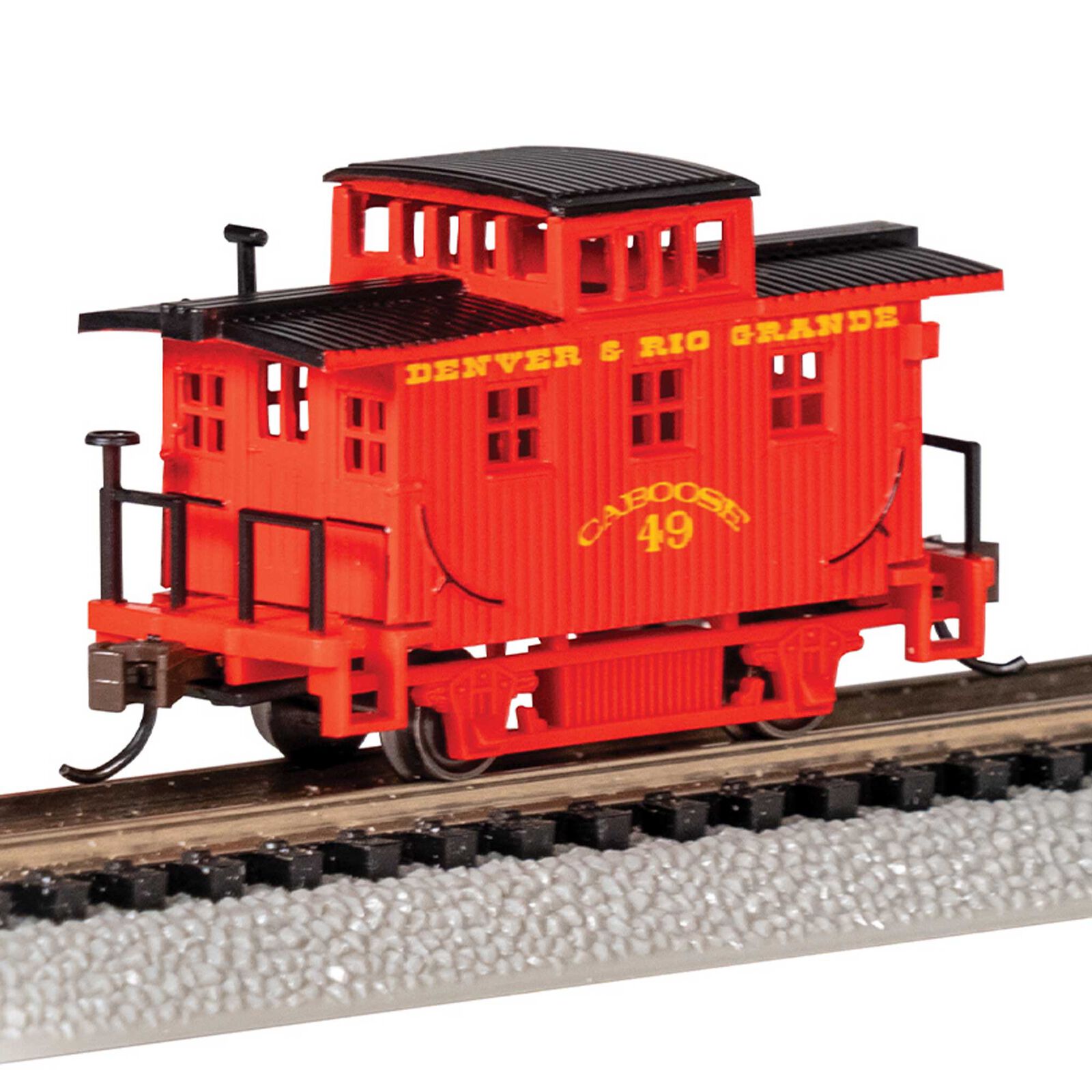 OLD-TIME BOBBER CABOOSE - DENVER & RIO GRANDE™ #49 - N Scale