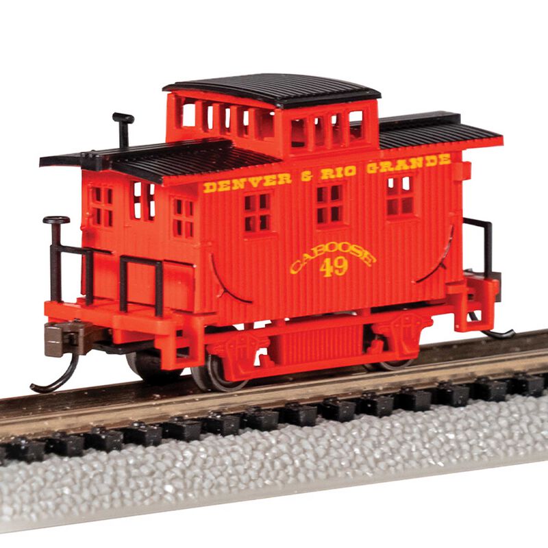 OLD-TIME BOBBER CABOOSE - DENVER & RIO GRANDE™ #49 - N Scale