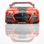 HO 2021 Ford Shelby GT500 Mega G+ Slot Car, Race Red & Black