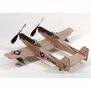 F-28 Twin Mustang Rubber Powered 17-1/2″ Airplane Kit