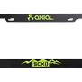 Axial SCX1 Steel License Plate Frame, Green