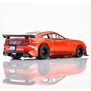 HO 2021 Ford Shelby GT500 Mega G+ Slot Car, Race Red & Black