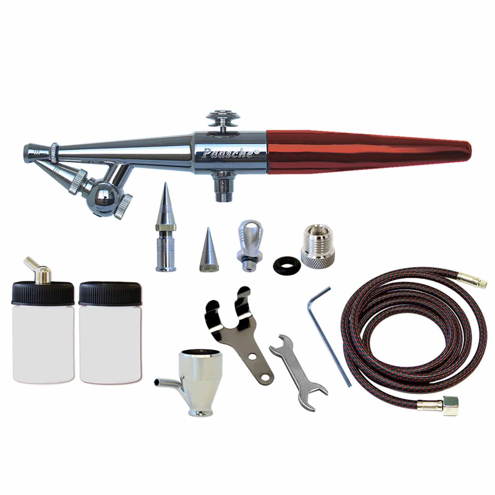 H-3MH Single Action Siphon Feed Airbrush Set & Adapter