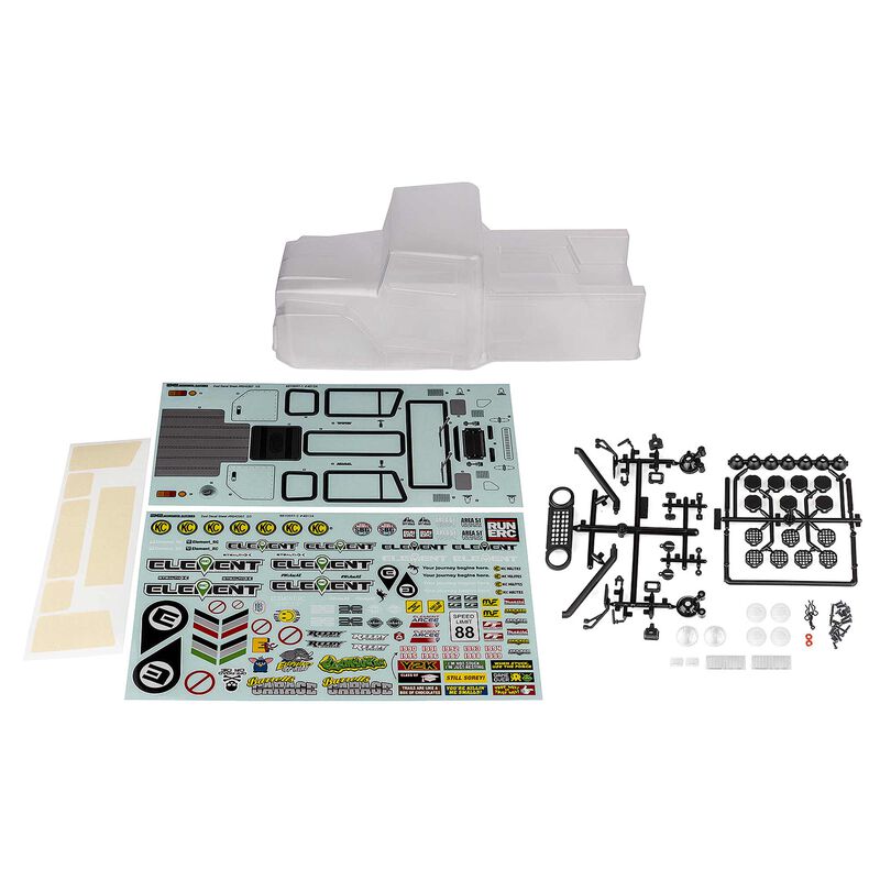 1/10 Clear Enduro Zuul Body Set, Tan
