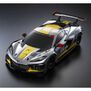 1/28 Chevrolet Corvette C8.R MR-04 MINI-Z RWD RTR, Chrome/ Yellow