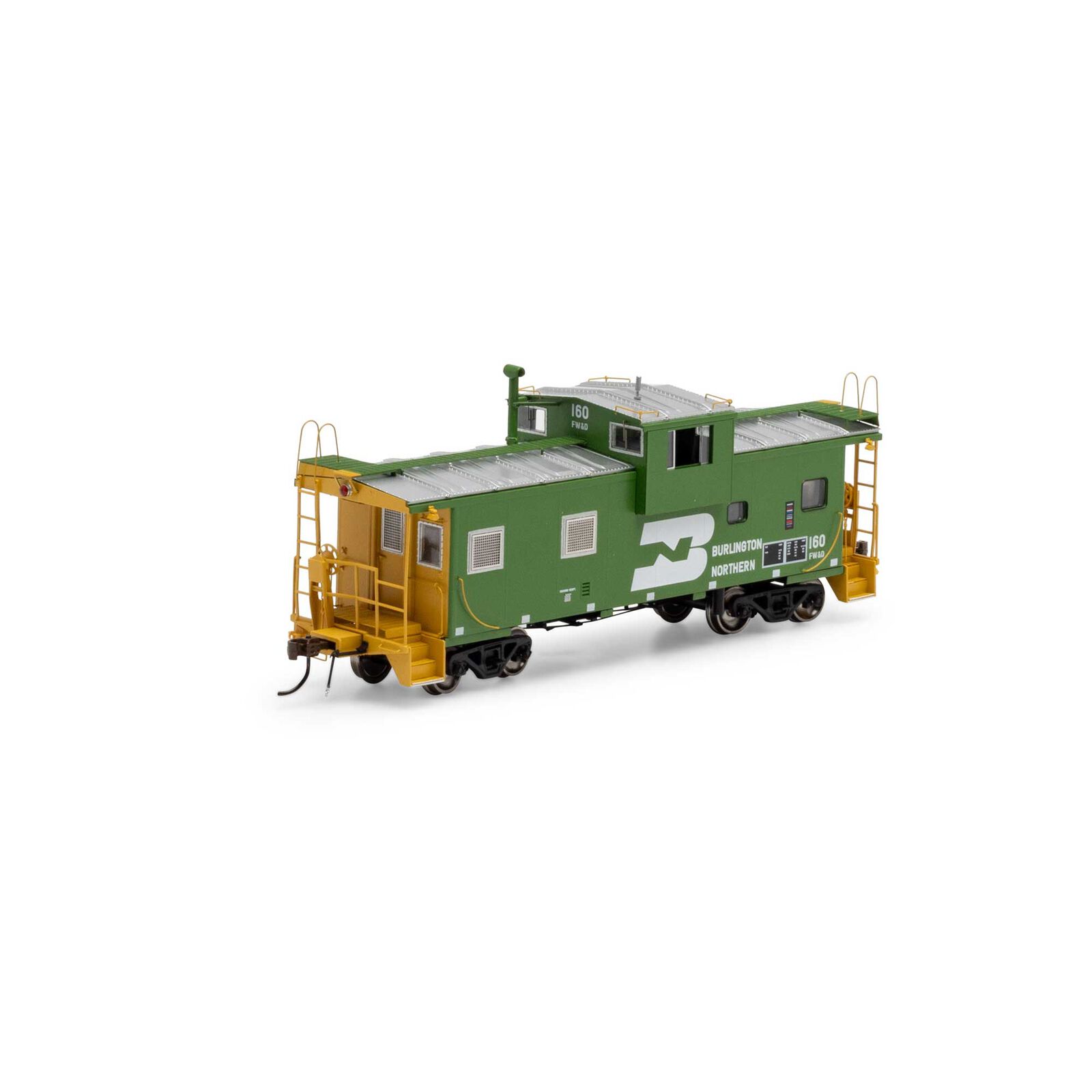 HO GEN ICC Caboose with Lights & Sound, FWD #160