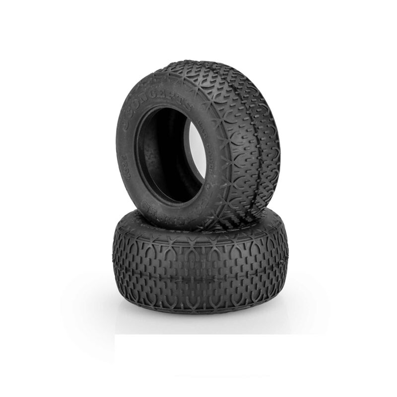 1/10 Bar Codes V1 1.7” Buggy Tires and Inserts, Gold Compound (2)