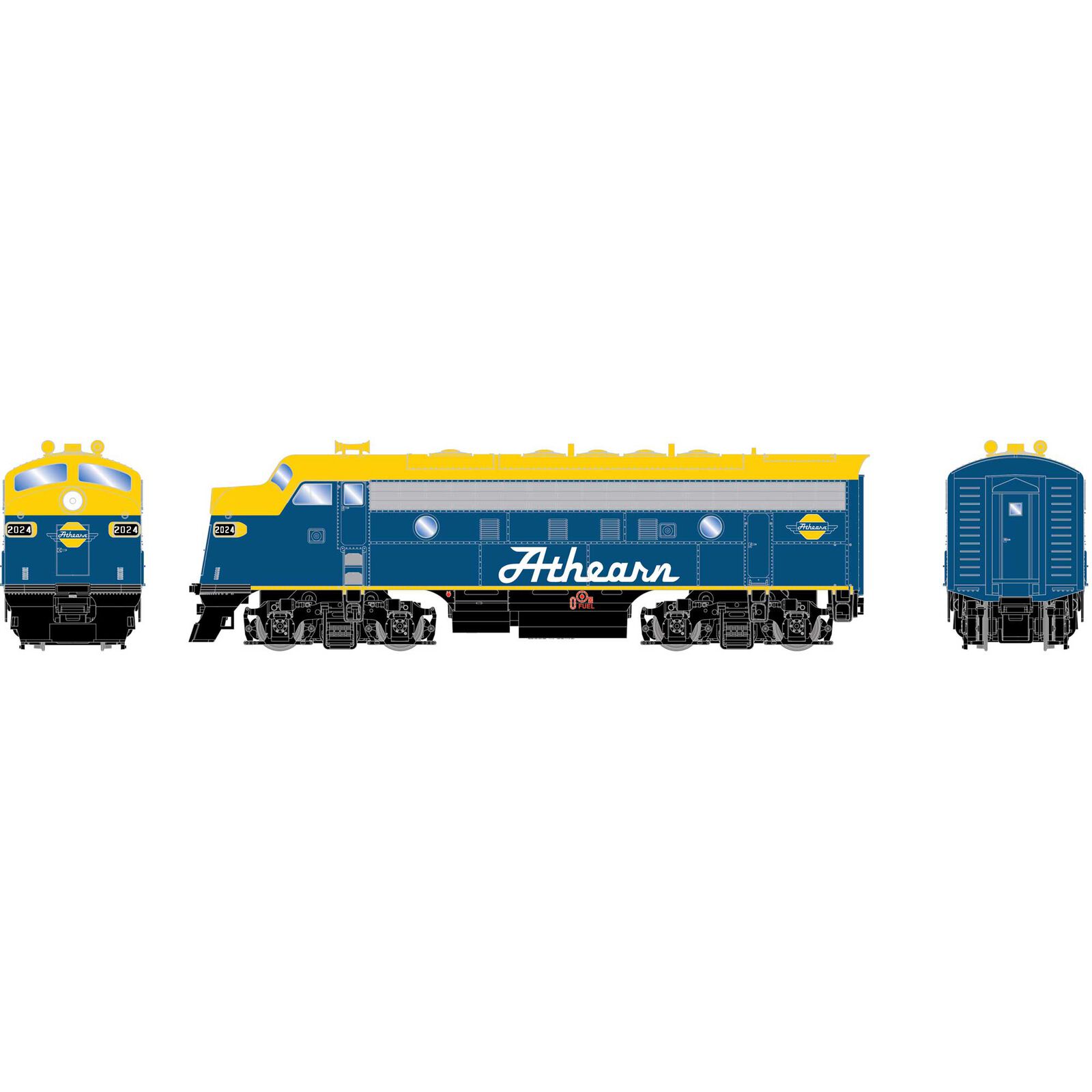 HO RND F7A Locomotive DCC-Ready, Limited Edition ATH #2024