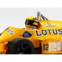 HO 1985 Lotus 97T #12 F1 Mega G+ Slot Car, Blue/Yellow