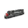 HO GP40P-2 Locomotive with DCC & Sound, SP/Speed Letter #7600