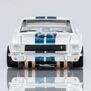HO 1965 Ford Shelby GT350 Mega G+ Slot Car, White & Blue