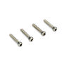 SS Sock Head Cap Screws, 4-40 x 5/8