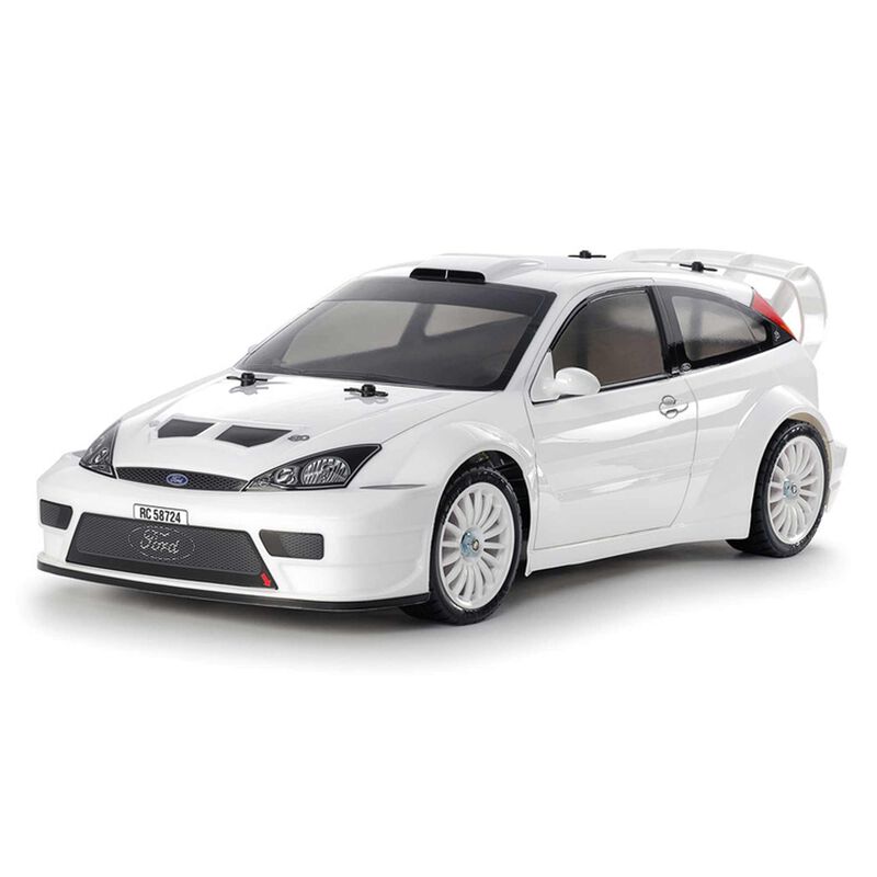 1/10 2003 Ford Focus RS Custom TT-02 Kit, White Painted Body