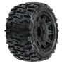 1/10 Trencher LP F/R 2.8" MT Tires Mounted 12mm/14mm Black Raid (2)