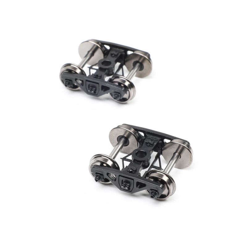 HO Truck, Caboose 33" Metal Wheels (2)