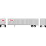 HO ATH 48' Wedge Trailer, NW Transport #4835