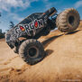 1/10 GORGON 2WD RTA Kit Brushed Monster Truck (Battery & Charger Included), Clear