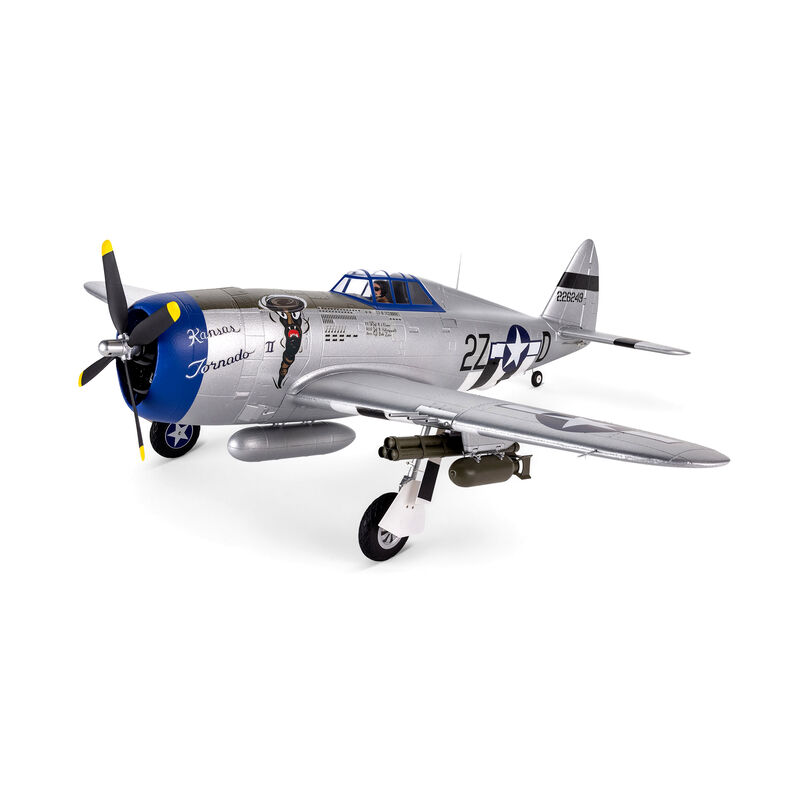 P-47 Razorback 1.2m BNF Basic with AS3X & SAFE Select - SCRATCH & DENT