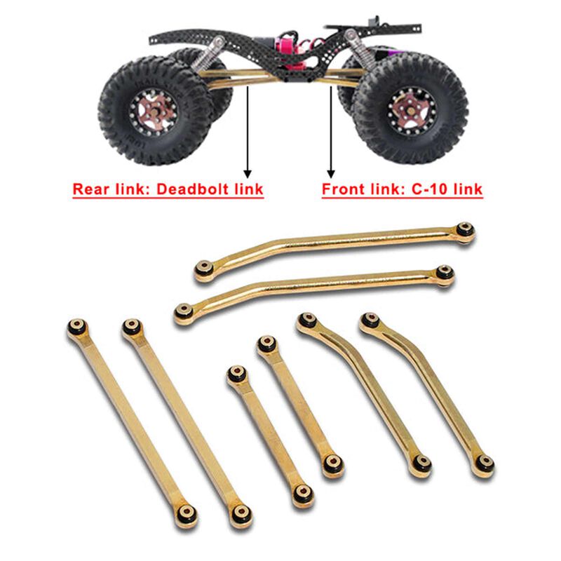 Hybrid Brass High Clearance Links Set: SCX24