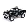 1/24 SCX24 1967 Chevrolet C10 4X4 RTR Brushed Rock Crawler (Battery & Charger Included), Black