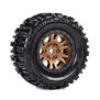 Limited Edition Trencher Pro-Loc F/R Mounted 24mm Bronze/Black Impulse (2): X-MAXX