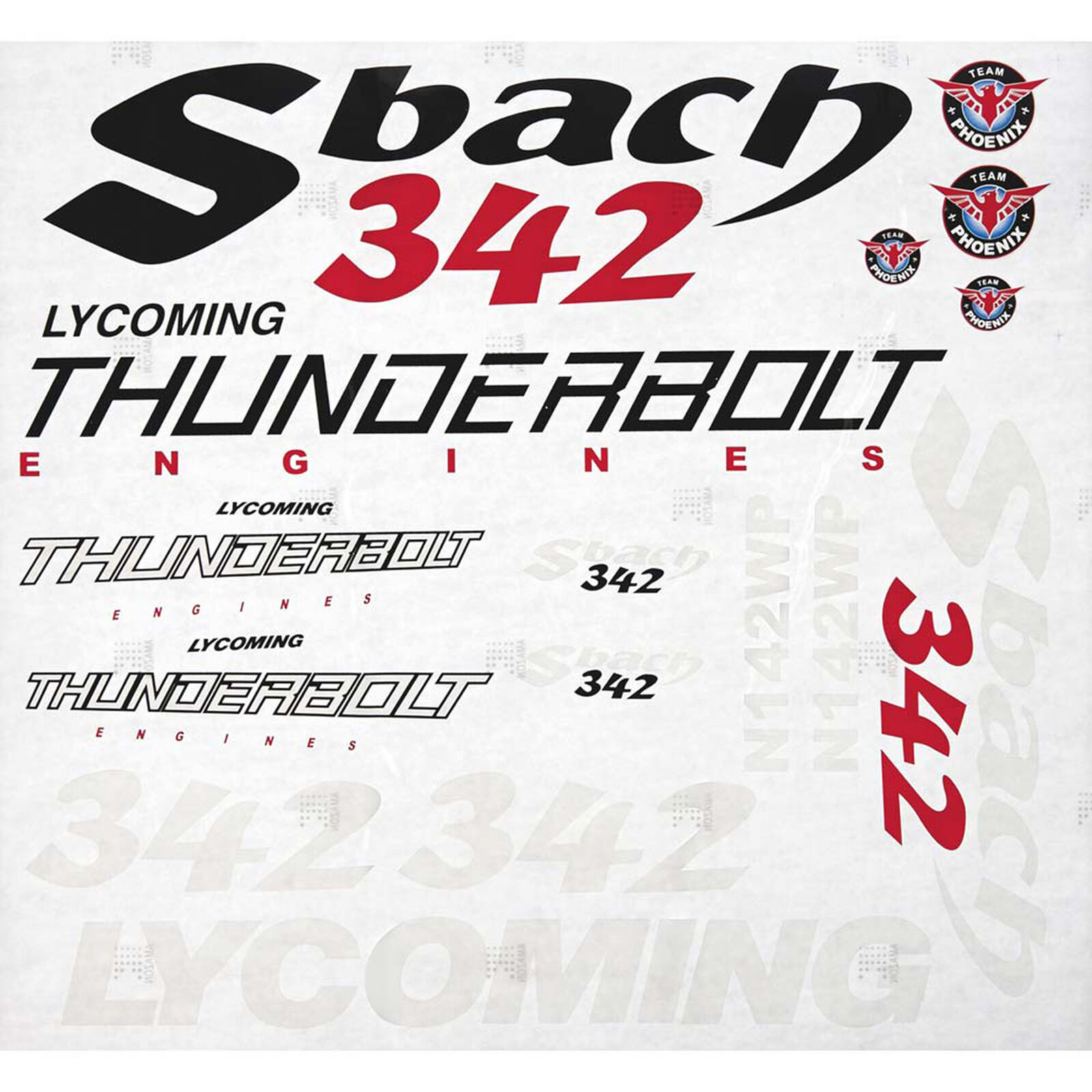 Decals Sbach 342 1.20 ARF